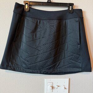 Under Armour Cold Gear Reactor Quilted Black Golf Skirt Size Large